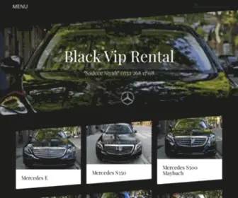 Blackviprental.com(İstanbul Vip Şoförlü Araç Kiralama) Screenshot