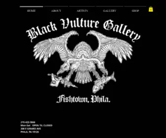 Blackvulturegallery.com(Black Vulture Gallery) Screenshot