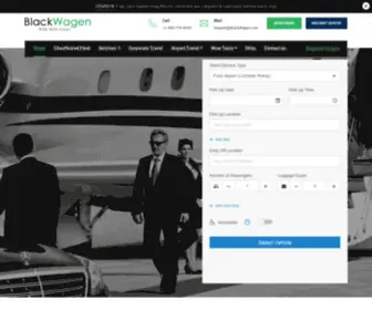 Blackwagen.com(Bay Area Limousine) Screenshot