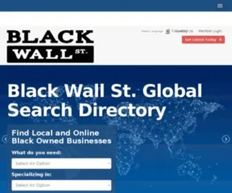Blackwallst.Directory(Black Owned Business Or Supporter Directory) Screenshot