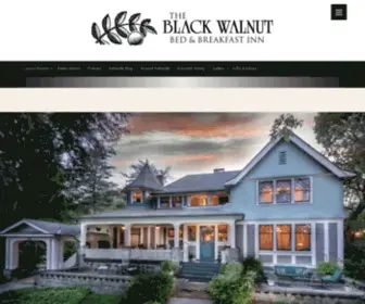 Blackwalnut.com(Bed & Breakfast in Downtown Asheville) Screenshot