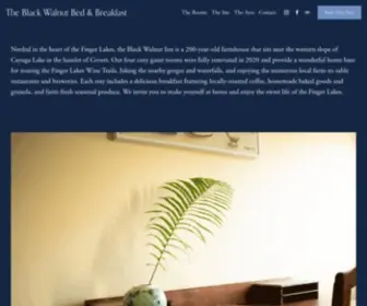 Blackwalnutny.com(The Black Walnut Bed & Breakfast) Screenshot