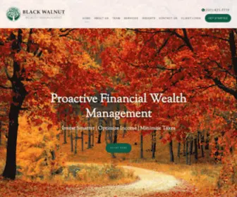 Blackwalnutwm.com(Black Walnut Wealth Management) Screenshot