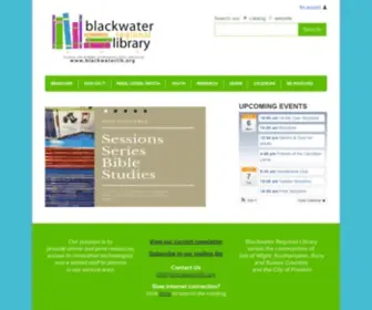 Blackwaterlib.org(Blackwater Regional Library) Screenshot