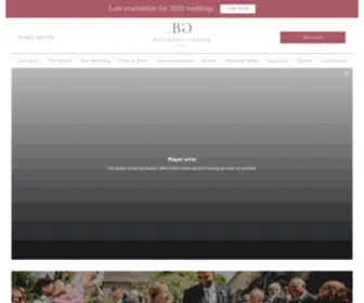 Blackwellgrange.co.uk(Luxury Wedding Venue in the Cotswolds) Screenshot