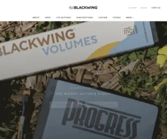 Blackwing602.com(Pencils and tools for a balanced life) Screenshot