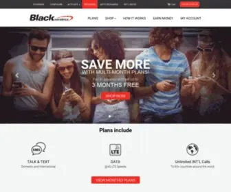 Blackwireless.com(Black Wireless) Screenshot