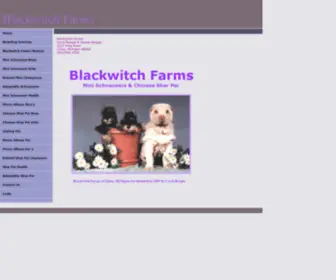 Blackwitchfarms.com(Mini schnauzer) Screenshot