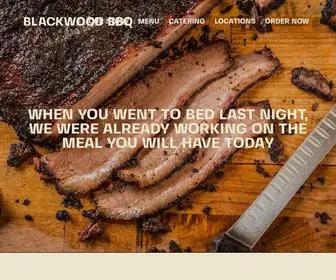 Blackwoodbbq.com(Blackwood BBQ & Catering) Screenshot