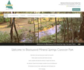 Blackwoodcaravanpark.com.au(Blackwood mineral springs caravan park) Screenshot