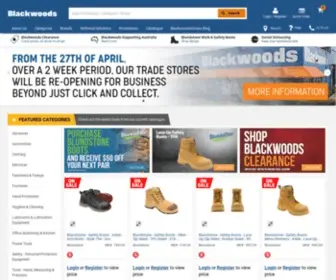 Blackwoods.com.au(First for Industrial Supplies and Safety) Screenshot
