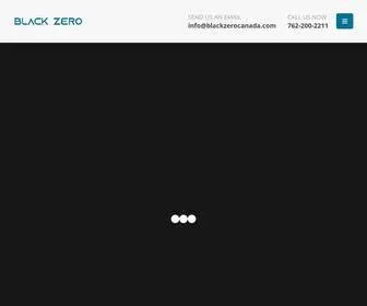 BlackZerocanada.com(Black Zero Canada) Screenshot