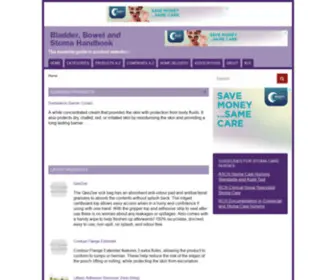 Bladderbowelandstomahandbook.com(Bladder, Bowel and Stoma Handbook) Screenshot