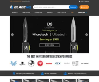 Bladehq.com(Knives, EDC, and Outdoor Gear) Screenshot
