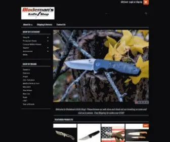 Blademansknifeshop.com(Blademan's Knife Shop) Screenshot