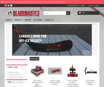 Blademaster.ca(Skate sharpening machines) Screenshot