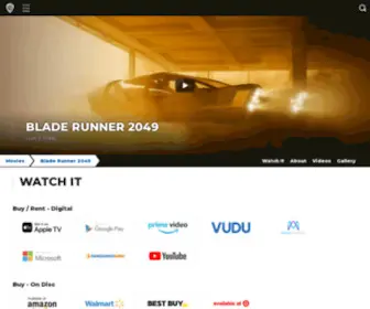 Bladerunnermovie.com(Blade Runner 2049) Screenshot