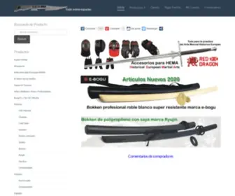Bladeshopmexico.com(Tienda de Espadas) Screenshot
