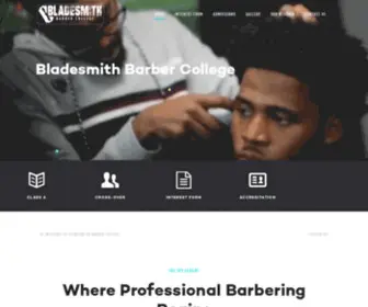 Bladesmithbarbercollege.com(Denton Texas Barber College) Screenshot