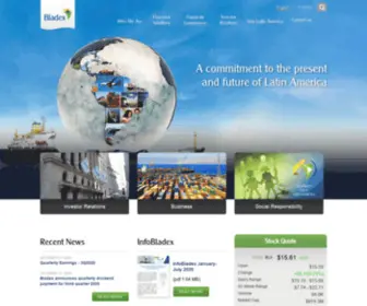 Bladex.com(Banco Latinoamericano de Comercio Exterior) Screenshot