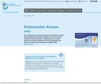 Blaek.de(Willkommen bei der Bayerischen Landesärztekammer (BLÄK)) Screenshot