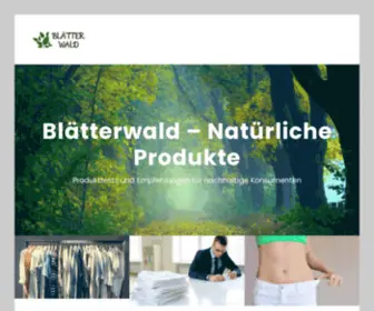Blaetterwald.org(Blätterwald) Screenshot