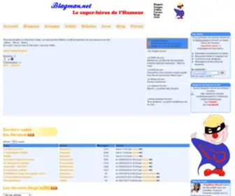 Blagman.net(Blagman, le site du rire et de la détente) Screenshot