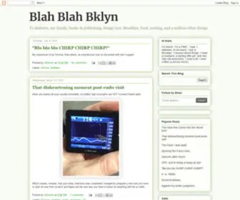 Blahblahbklyn.com(Blah Blah Bklyn) Screenshot