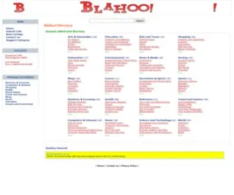 Blahoo.net(Directory) Screenshot