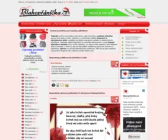 Blahopranicka.cz(Textová) Screenshot