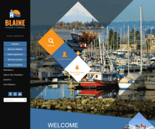 Blainechamber.com(Blaine WA) Screenshot