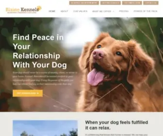 Blainekennels.com(763-786-3616. Blaine Kennels) Screenshot