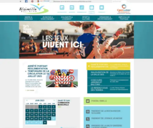 Blainville-Sur-Orne.fr(Mairie de Blainville sur Orne) Screenshot