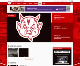 Blairblazersathletics.com(Montgomery Blair) Screenshot