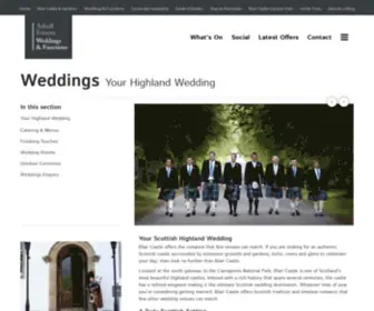 Blaircastleweddings.co.uk(A Blair Castle Scottish Highland Wedding) Screenshot