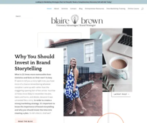 Blairebrown.com(Blaire Brown) Screenshot