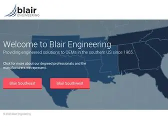 Blaireng.com(Blair Engineering) Screenshot