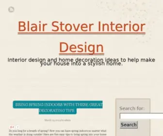 Blairstoverinteriordesign.com(Blair Stover Interior Design) Screenshot