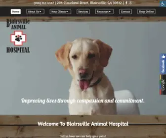 Blairsvilleanimalhospital.com(Veterinarian in Blairsville) Screenshot