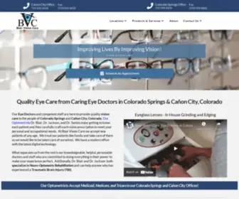 Blairvisioncare.com(Eye Doctors in Colorado Springs & Cañon City) Screenshot