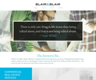 Blairx2.com(BLAIR & BLAIR) Screenshot