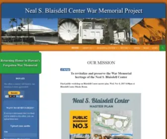 Blaisdellmemorialproject.org(Our Mission) Screenshot