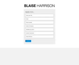 Blaiseharrison.com(Just another WordPress site) Screenshot