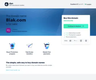 Blak.com(Blak) Screenshot