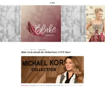 Blake-Lively.net(You First Actress Blake Lively Fansite 24/7) Screenshot