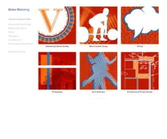 Blake-Manning.com(Adobe Portfolio) Screenshot