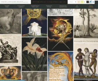 Blakearchive.org(The William Blake Archive) Screenshot
