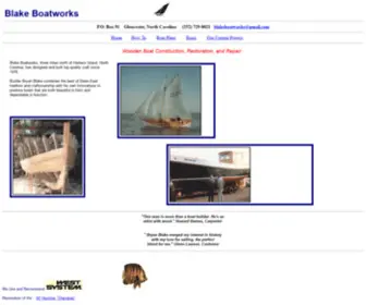 Blakeboatworks.com(Blake Boatworks Boat Building in Gloucester) Screenshot