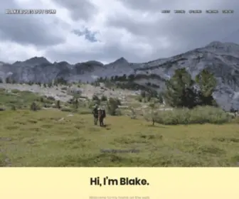 Blakeboles.com(The homepage of blake boles) Screenshot
