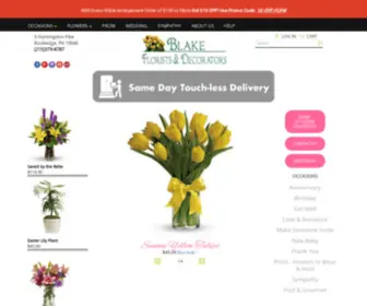 Blakeflorist.com(Rockledge Florist) Screenshot